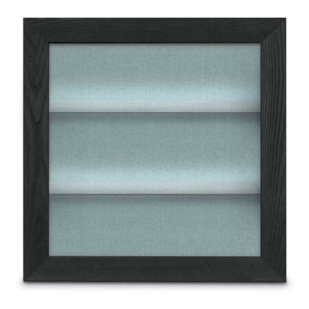 United Visual Products Outdoor Enclosed Combo Board, 42"x32", Gold Frame/Wht Porc & Medium Grey UVCB4232ODG-WHTPORC-MEDGRY